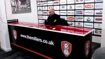 Rotherham United manager Paul Warne on AFC Wimbledon draw