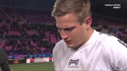 L'ancien Parisien Jules Plisson en larmes après la défaite de La Rochelle