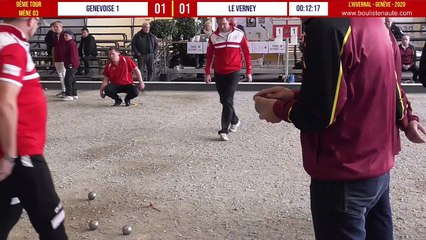 GENEVOISE 01 vs LE VERNEY 9ème tour : L'Hivernal Pétanque by « La Genevoise » 2020