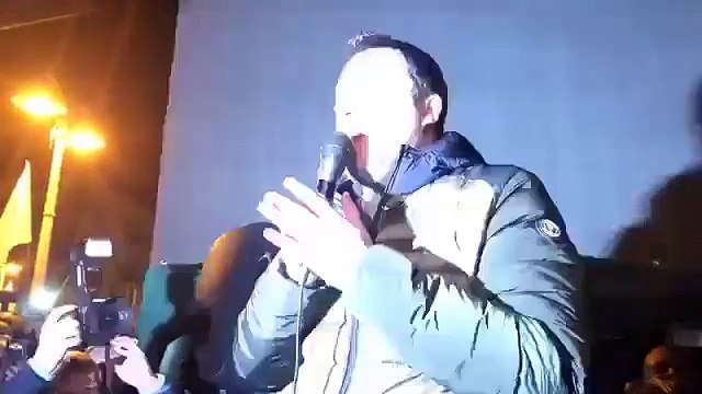 Salvini da Sedrina (Bergamo), per l’inaugurazione di una nuova sede Lega (15.02.20)
