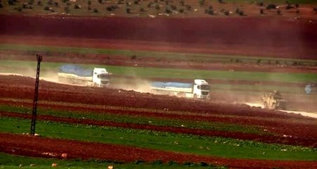 100 zırhlı Fetih Suresi'yle Suriye sınırına gitti