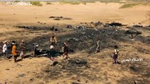 فيديو: صاروخ للحوثيين يسقط طائرة مقاتلة سعودية من نوع تورنيدو في اليمن