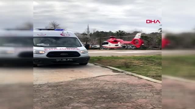 Osmaniye 14 aylık bebek, ambulans helikopterle sevk edildi