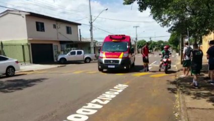 Jovem é socorrido após lesionar o dedo em atividade física
