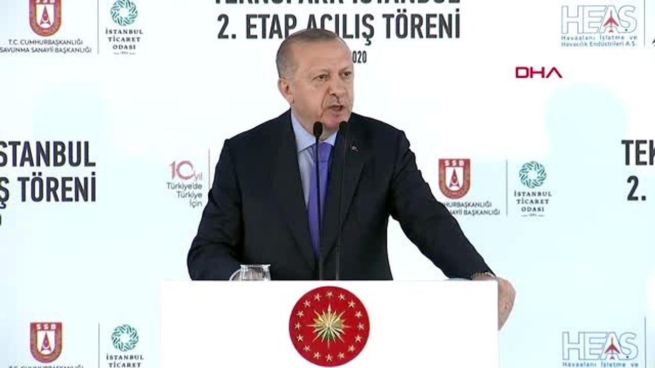 Cumhurbaşkanı erdoğan teknopark-istanbul 2.etap açılış töreni'nde konuştu