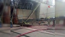 Tuzla'daki tersanede gemi yangını... Olay yerine çok sayıda itfaiye ekibi sevk edildi