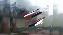 Tuzla'da tersanede gemi yangını