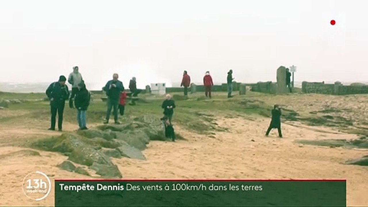 Tempête Dennis : des vents à 100 km/h dans les terres