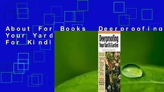 About For Books  Deerproofing Your Yard  Garden  For Kindle