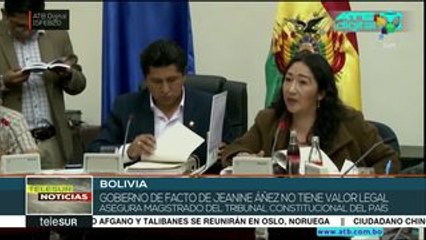 Bolivia: Magistrado asegura que el Gob de Añez es no tiene valor legal
