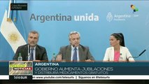 Argentina: aumentan jubilaciones y darán medicinas a adultos mayores