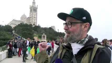 Marseille. A ND de la Garde, des centaines de personnes se mobilisent pour l'environnement