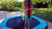 Nastya And Dad Bought a New Trampoline With a Water Slide
