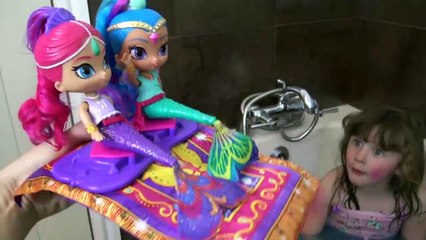 Shimmer e Shine Brinquedos e Diversão na Piscina com Sophia, Isabella e  Alice