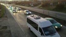 Aksident zinxhirë në autostradën Tiranë-Durrës, përplasen disa makina