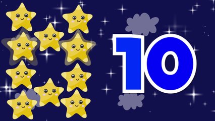 NÚMEROS del 1 al 10 canción de las ESTRELLAS
