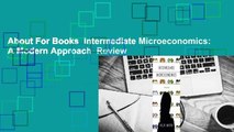 About For Books  Intermediate Microeconomics: A Modern Approach  Review
