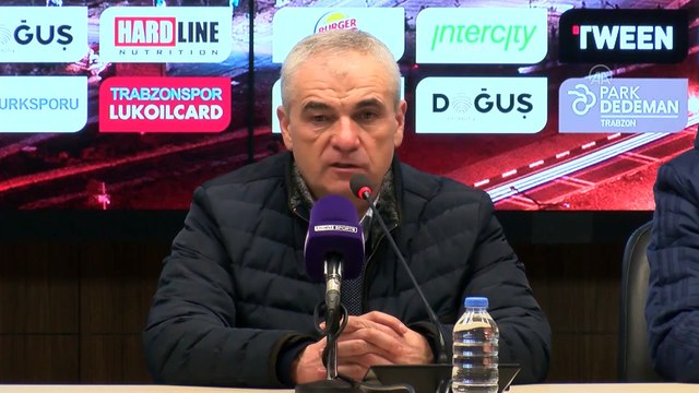 Trabzonspor - Demir Grup Sivasspor maçının ardından - Rıza Çalımbay - TRABZON