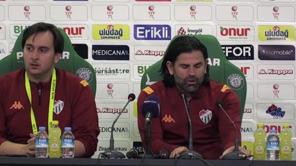 Bursaspor - Adana Demirspor  maçının ardından - BURSA