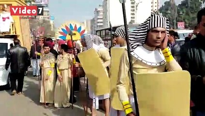 متحف آثار طنطا ينظم موكبا محاكى لملوك الشمال لتنشيط السياحة بالدلتا