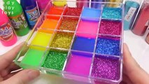 Edy Play Toys - ABC Song - DIY Learn Colors Ice Cream Slime Yogurt All Colors Glitter Case Clay Slime