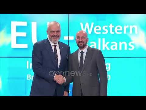 Ora News - Rama pritet në Bruksel nga Presidentit i Këshillit Evropian