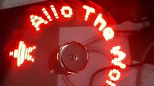 Mini USB LED Fan