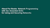 About For Books  Network Programming with Go: Essential Skills for Using and Securing Networks