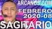 SAGITARIO FEBRERO 2020 ARCANOS.COM - Horóscopo 16 al 22 de febrero de 2020 - Semana 08