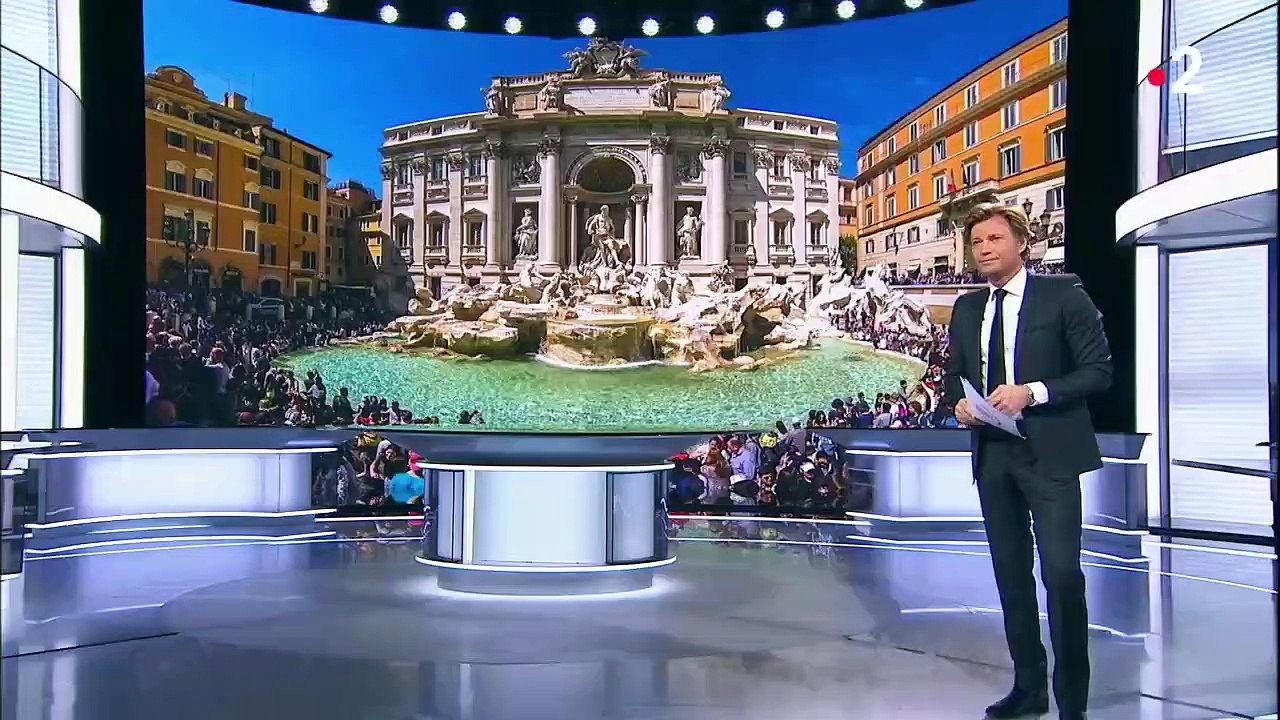 Rome : la fontaine de Trévi en danger