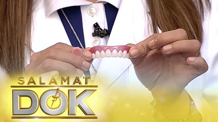 Dr. Joyce Michelle Ambray discusses denture care instructions | Salamat Dok
