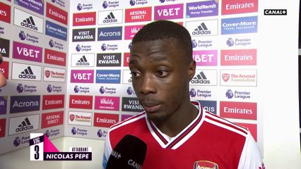 La réaction de Nicolas Pépé après Arsenal / Newcastle