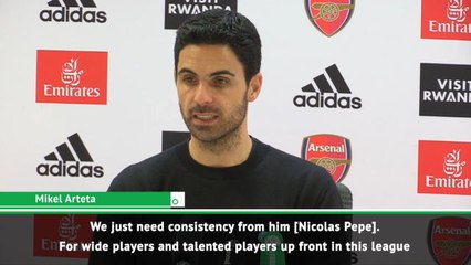 Pepe made the difference in Arsenal win - Arteta