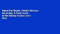 About For Books  Hidden Mickeys Go to Sea: A Field Guide to the Disney Cruise Line's Best Kept