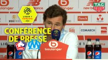 Conférence de presse LOSC - Olympique de Marseille (1-2) : Christophe  GALTIER (LOSC) - André VILLAS-BOAS (OM) / 2019-20