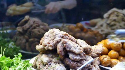 Delicious and attractive bread, street food in Saigon
