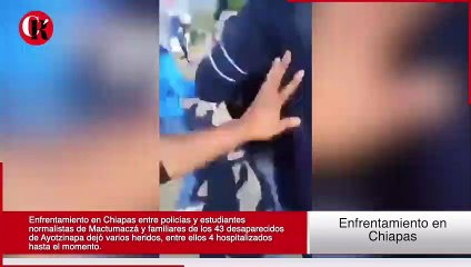 Enfrentamiento en Chiapas
