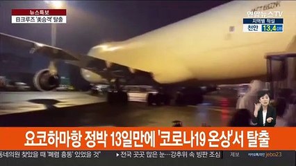 日크루즈선 미국인 승객 300여명 귀국길