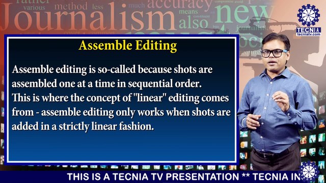 BAJMC || Dr. SANJAY KUMAR SRIVASTAVA || ASSEMBLY EDITING || TIAS || TECNIA TV