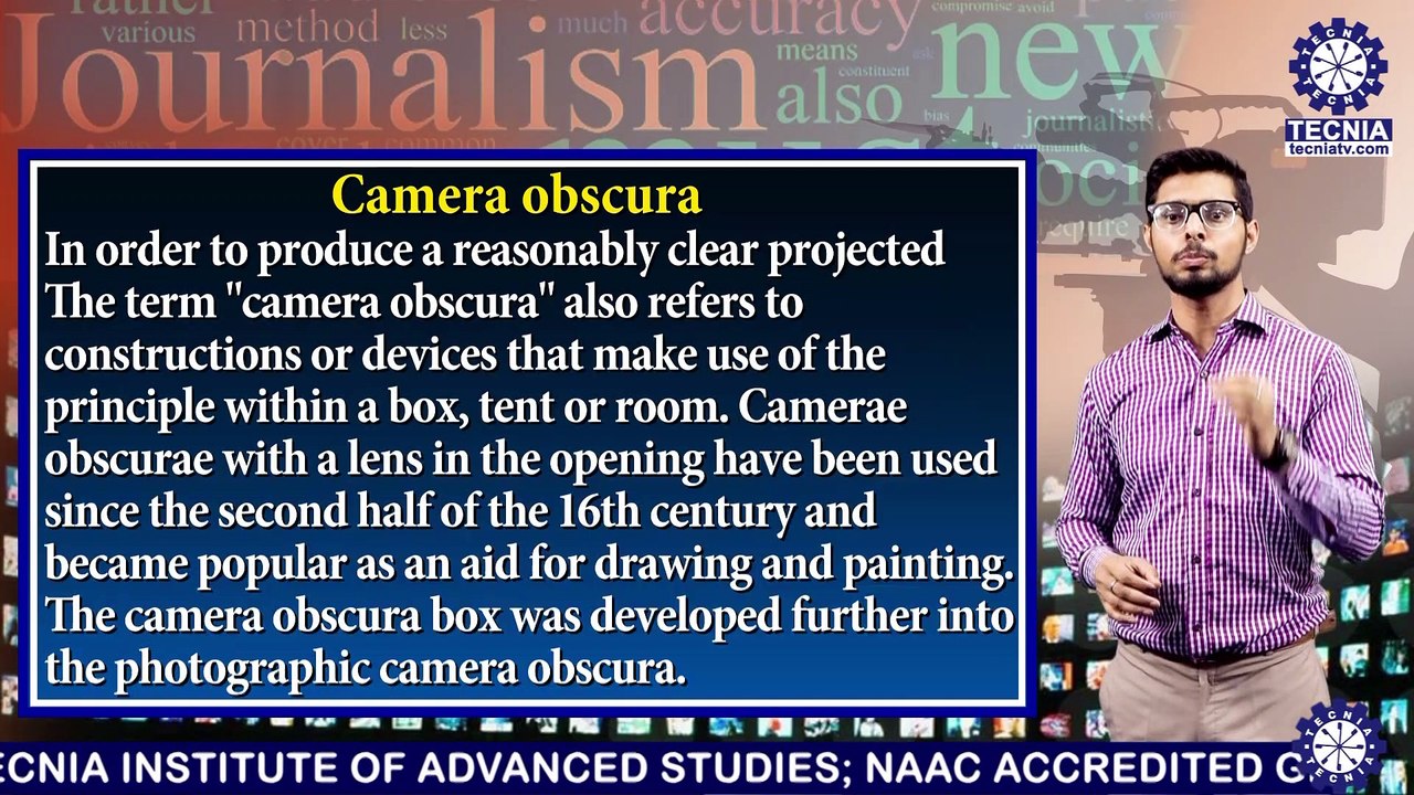 BAJMC || AJOY BANERGEY || CAMERA OBSCURA || TIAS || TECNIA TV