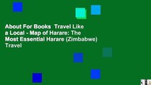 About For Books  Travel Like a Local - Map of Harare: The Most Essential Harare (Zimbabwe) Travel