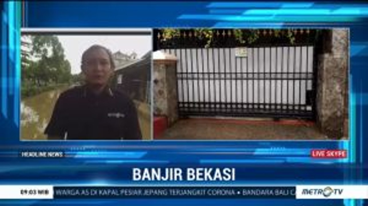 Banjir di Bekasi Berangsur Surut