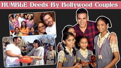 Akshay - Twinkle, SRK - Gauri, Aamir - Kiran Rao HUMBLE Deeds Of Bollywood STAR Couples