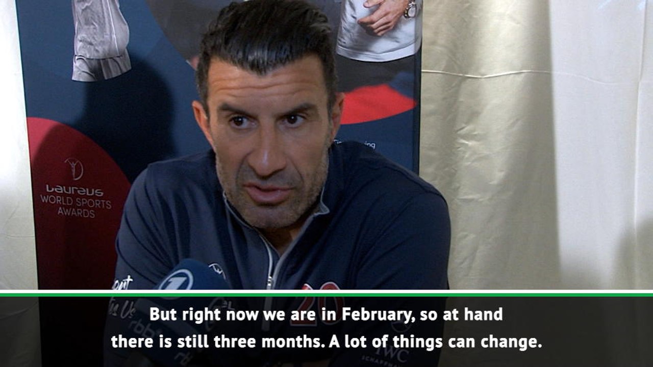Luis Figo can't split Barcelona and Madrid for this season's title