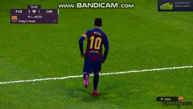 PES 2020 Demo goal by L. Messi