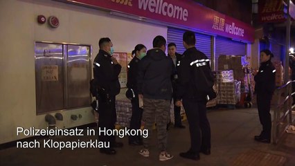 Klopapier-Raub in Hongkong: Engpässe wegen Coronavirus