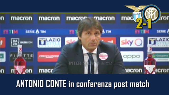 LAZIO-INTER 2-1: ANTONIO CONTE in CONFERENZA STAMPA - INTEGRALE