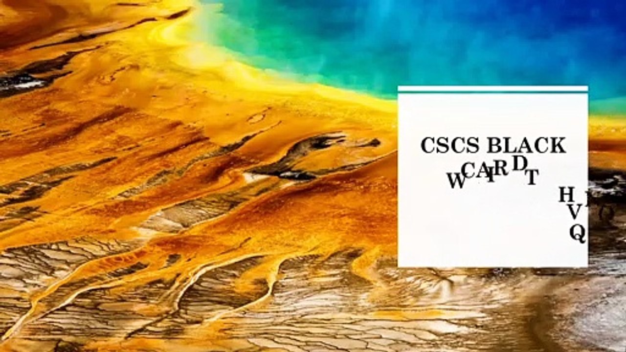 cscs black card without nvq