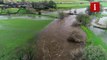 Storm Dennis: drone footage shows flooding in the Yorkshire Dales