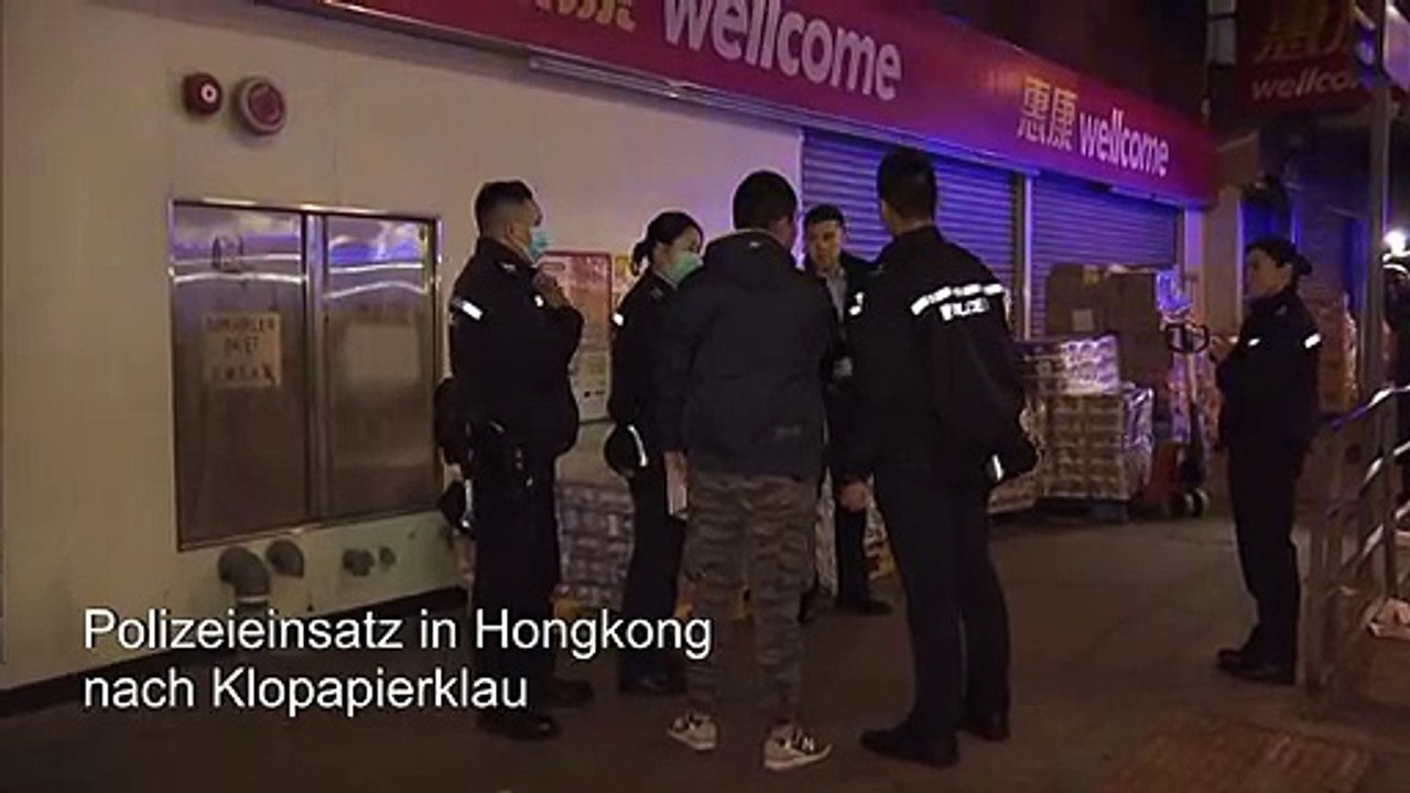 Klopapier-Raub in Hongkong: Engpässe wegen Coronavirus